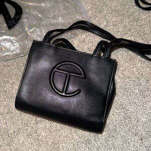Telfar Black Small Shopper Shoulder Bag